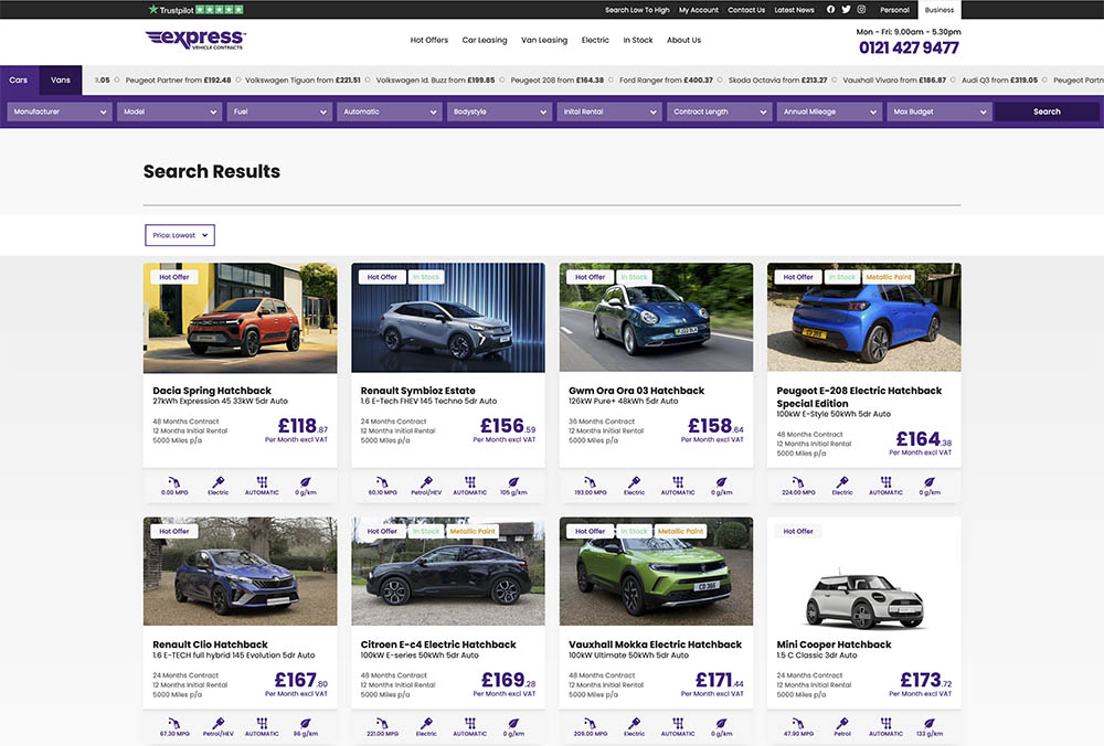 Discover the Best Automatic Car Lease Deals with Express Vehicle Contracts